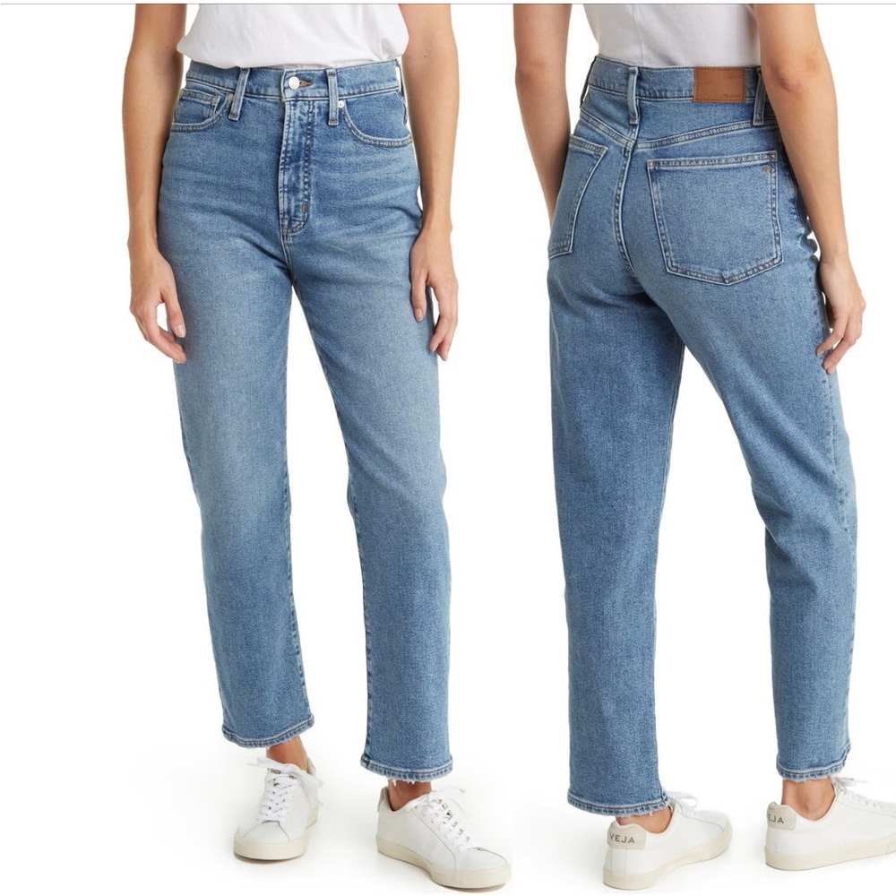 Madewell The Perfect Vintage Straight Crop Jeans size 31